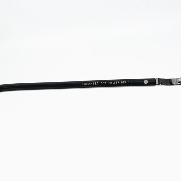 Gucci GG1448 Square Sunglasses Black Gray OS - Picture 7 of 15